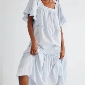 Free People Harriet Midi Dress Sz S
